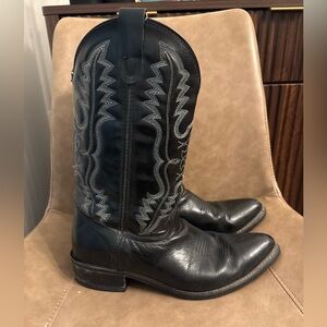 Double H black smart cowboy oil resistant boots size 10.5D
